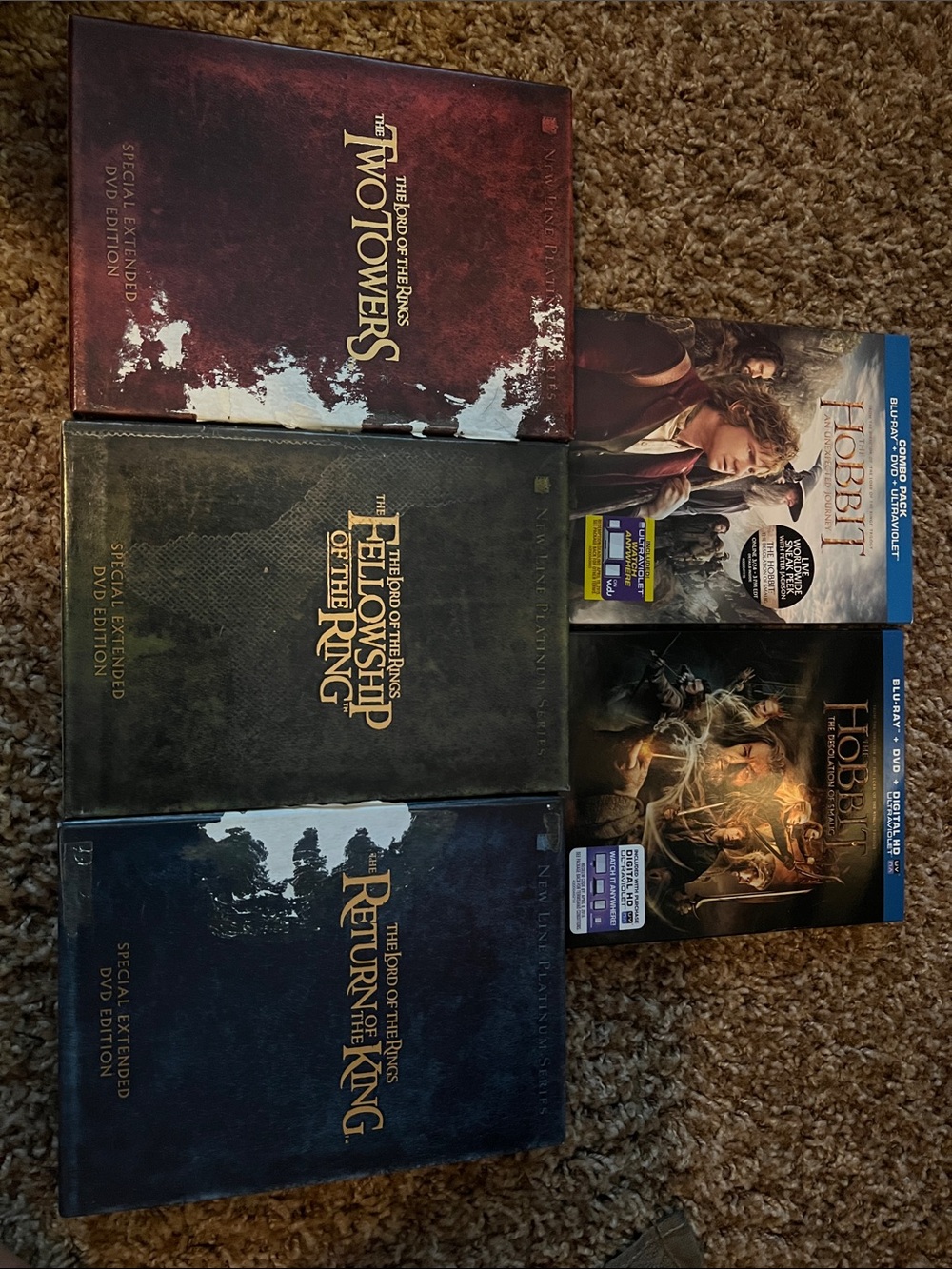 The Lord of the Rings & The Hobbit DVD/Blu-ray Collection